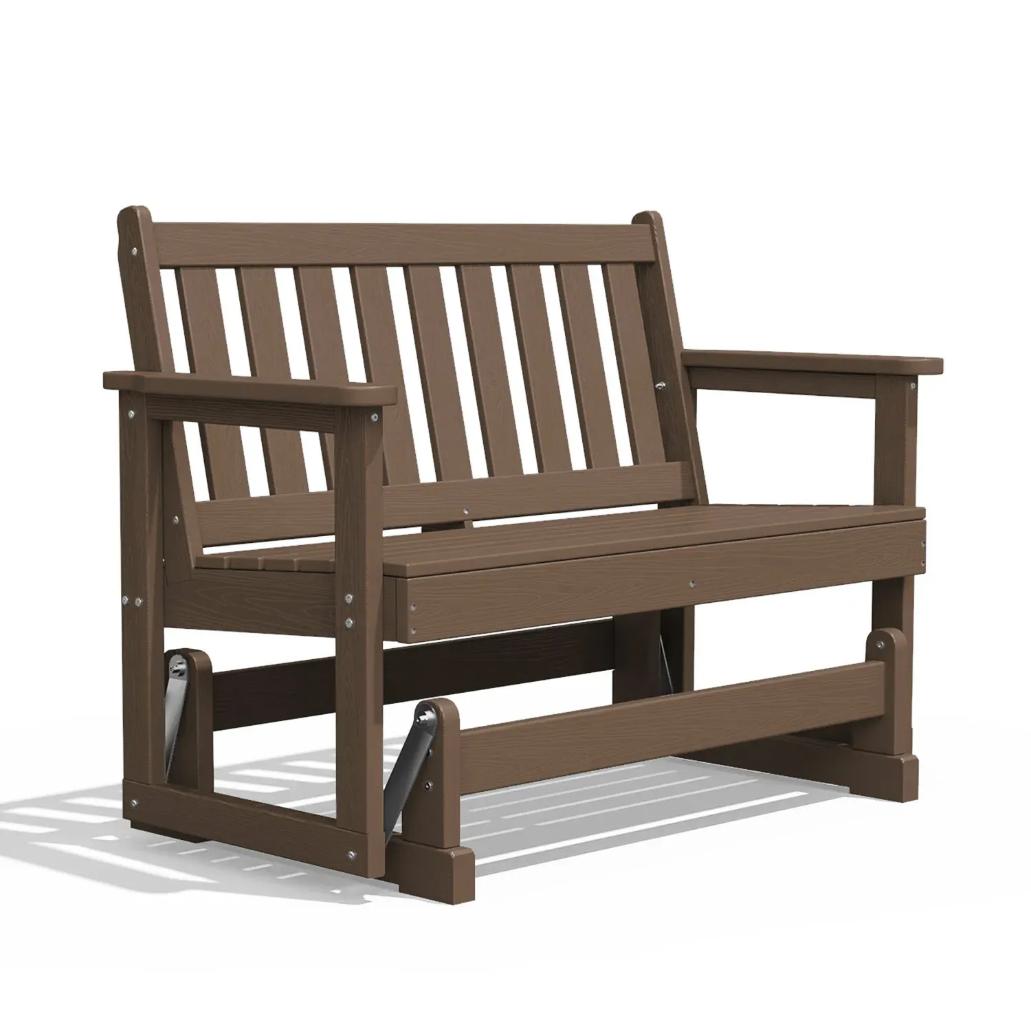 Seater HDPE Swivel Glider Outdoor Bench Serwall