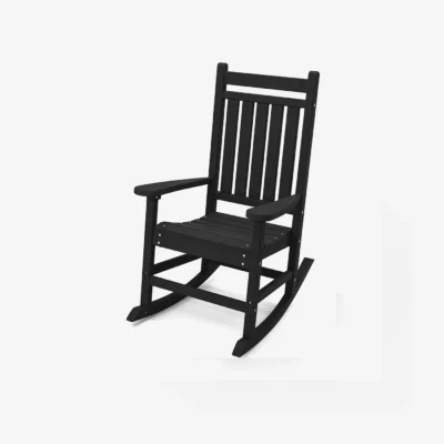 Casual Porch Rocking Chair Black 1