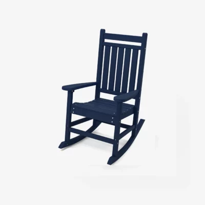 Casual Porch Rocking Chair Navy