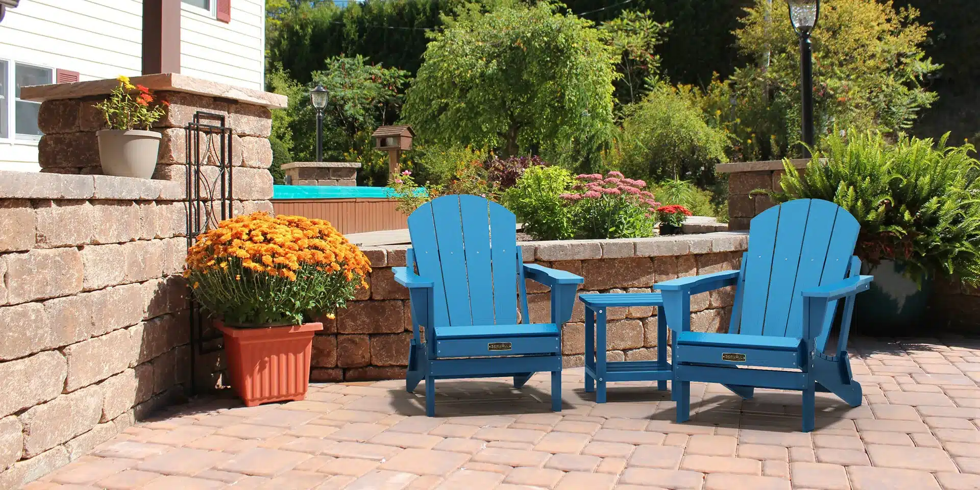 serwall classic folding adirondack chair set Serwall Classic Folding Adirondack Chair Set
