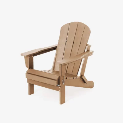 Classic Folding Adirondack Chairs - Brown