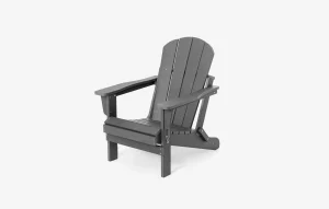 Classic Folding Adirondack Chairs Grey