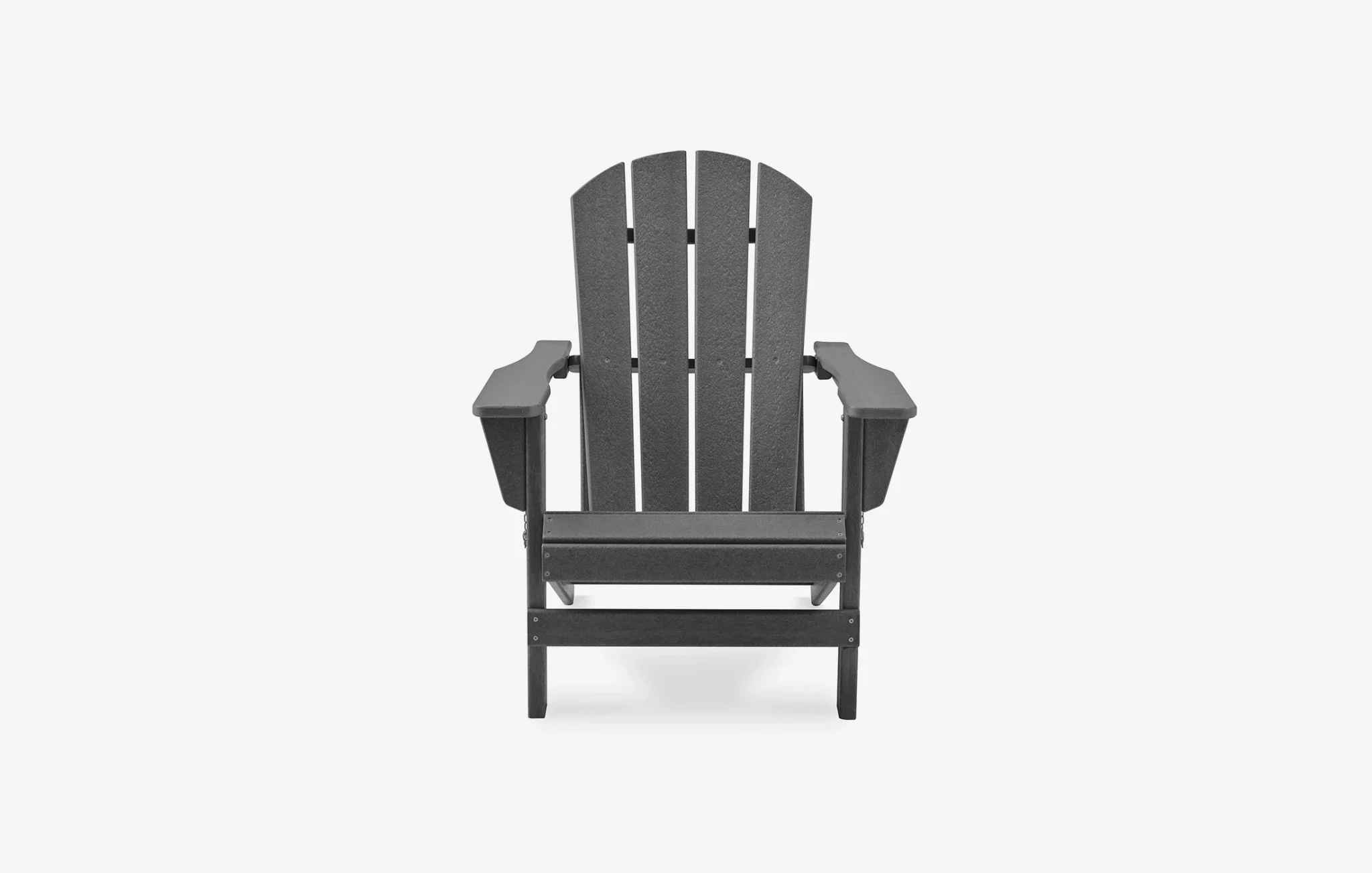 HDPE Folding Adirondack Chair Gray3