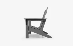 Modern Adirondack Chair-Grey Side Look