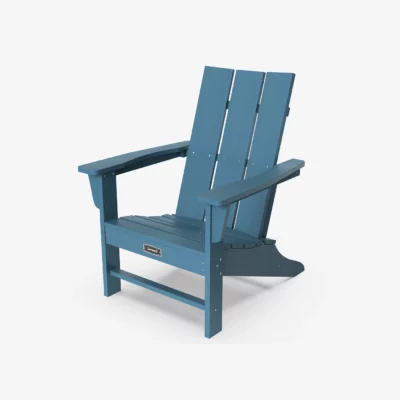 Black Backyard & Lawn Furniture Easy Maintenance & Classic Adirondack Chair Design SERWALL Adirondack Chair Weather Resistant for Patio Deck Garden Adult-Size 
