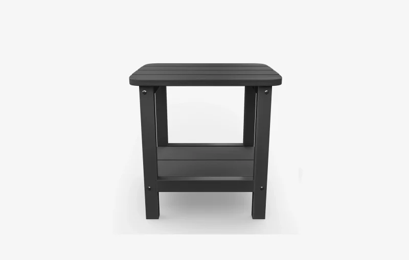 Outdoor Two Tier Side Table Gray2