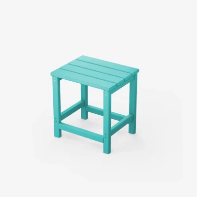 Poly Outdoor Side Table Aqua