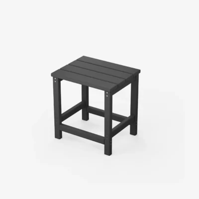 Poly Outdoor Side Table Black