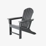 Traditional Adirondack Chair Grey 1