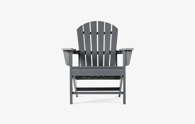 Traditional Adirondack Chair - Grey Front Look