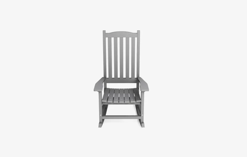 Traditional Porch Rocking Chair Gray2