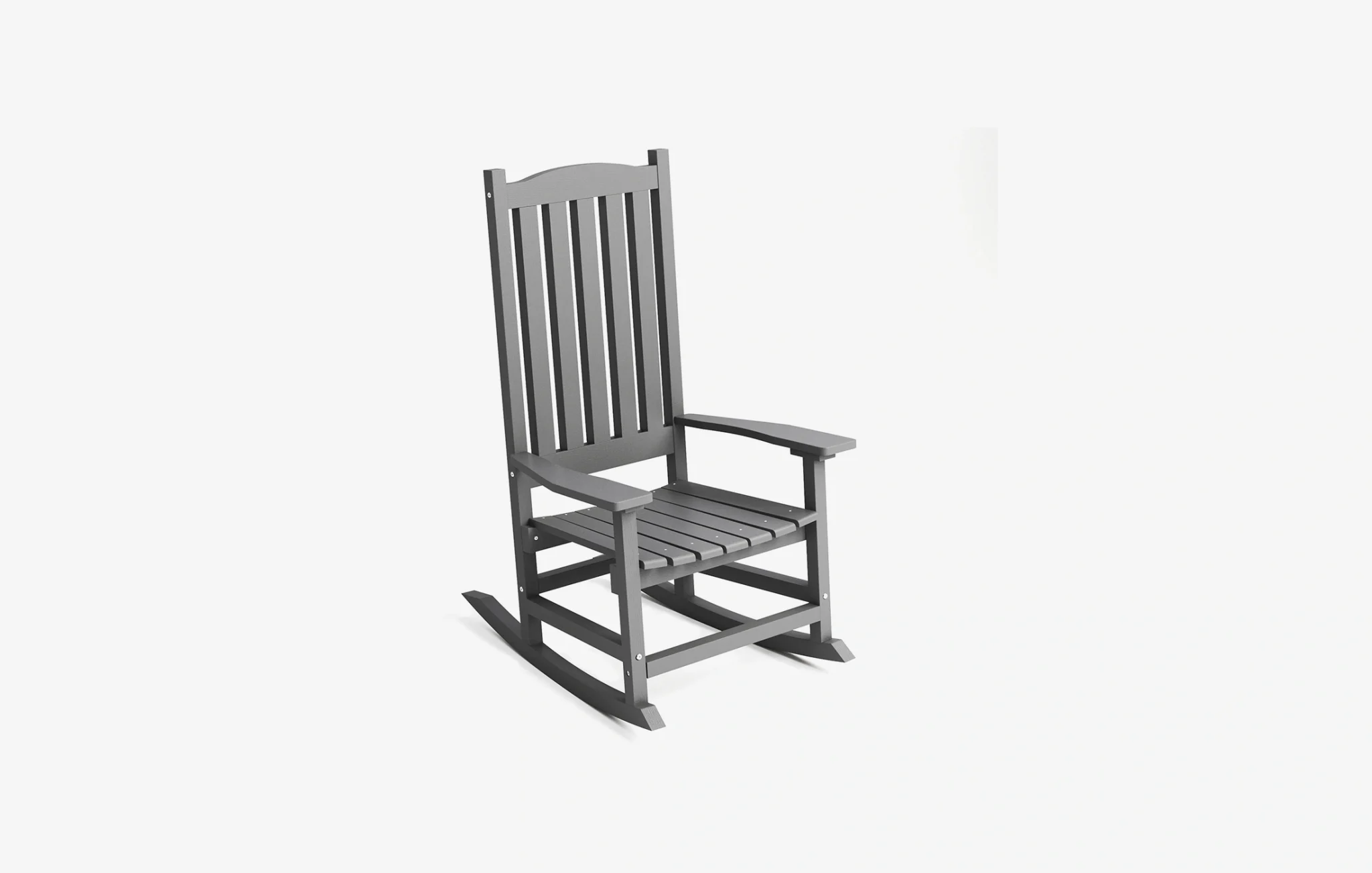 Traditional Porch Rocking Chair Gray3