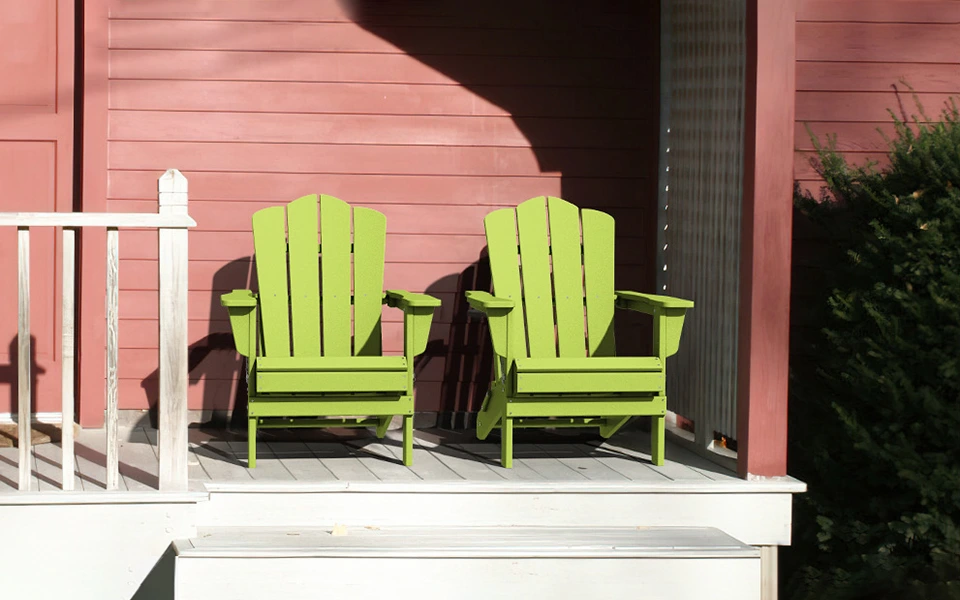 Vintage Folding Adirondack Chair outdoor 3