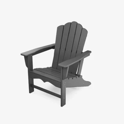 Vintage Poly Adirondack Chair Gray