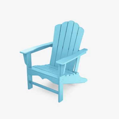 Vintage Poly Adirondack Chair Light Blue