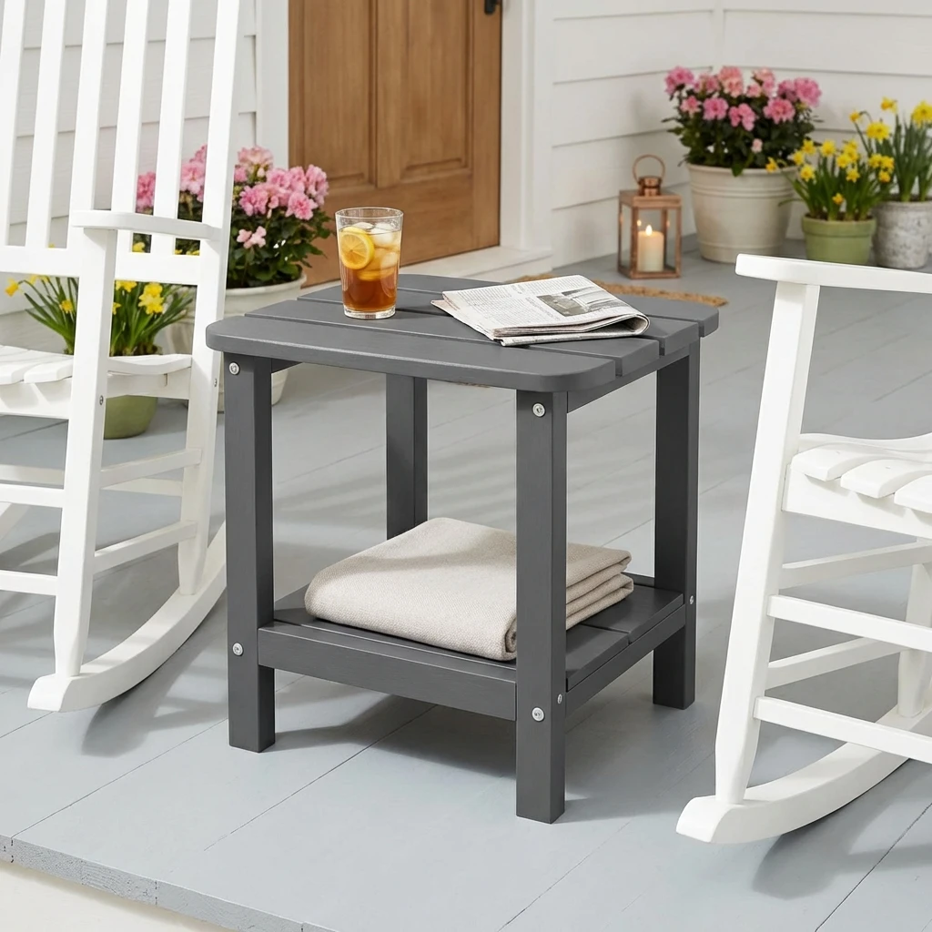 two shelf side table - image 4 Two Shelf Side Table - Image 4