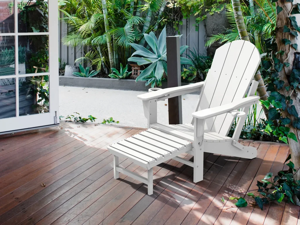 Versatile Adirondack chairs with cup holder