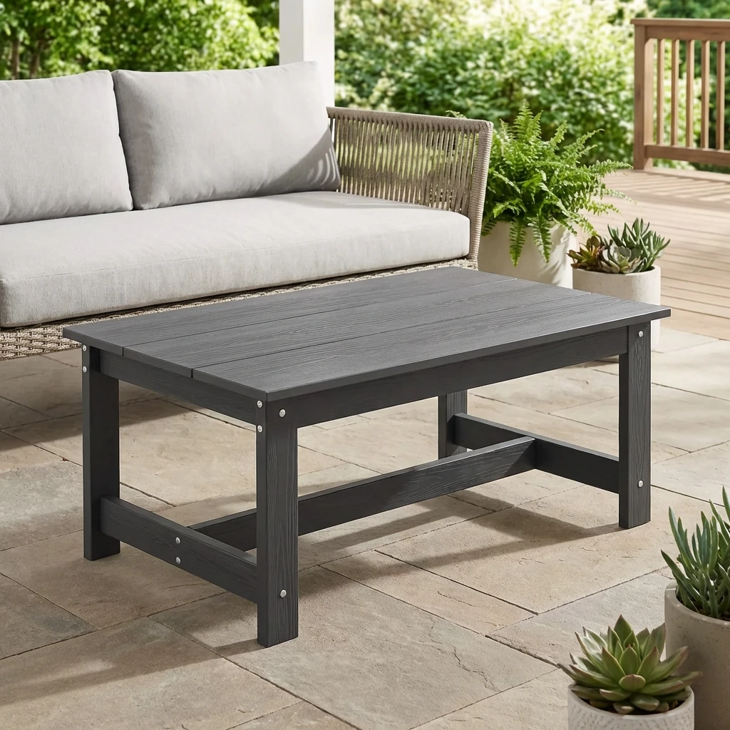 grange outdoor adirondack coffee table - image 3 GRANGE Outdoor Adirondack Coffee Table - Image 3