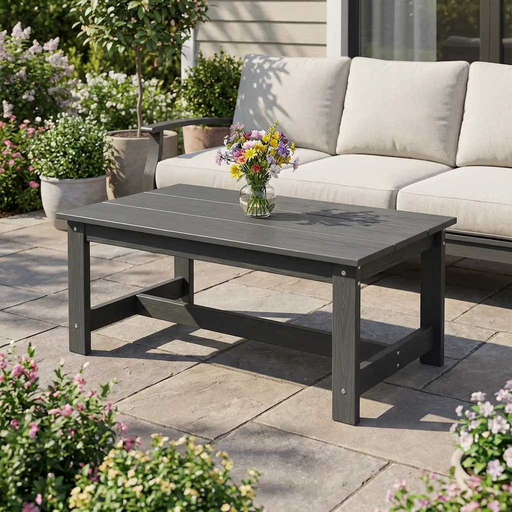 grange outdoor adirondack coffee table - image 4 GRANGE Outdoor Adirondack Coffee Table - Image 4