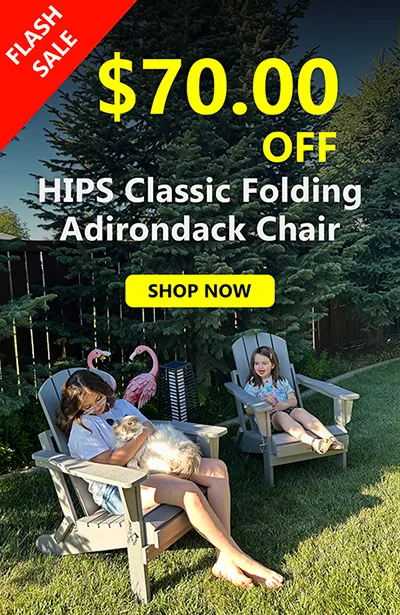 Classic Folding Adirondack Chair Flash Sale