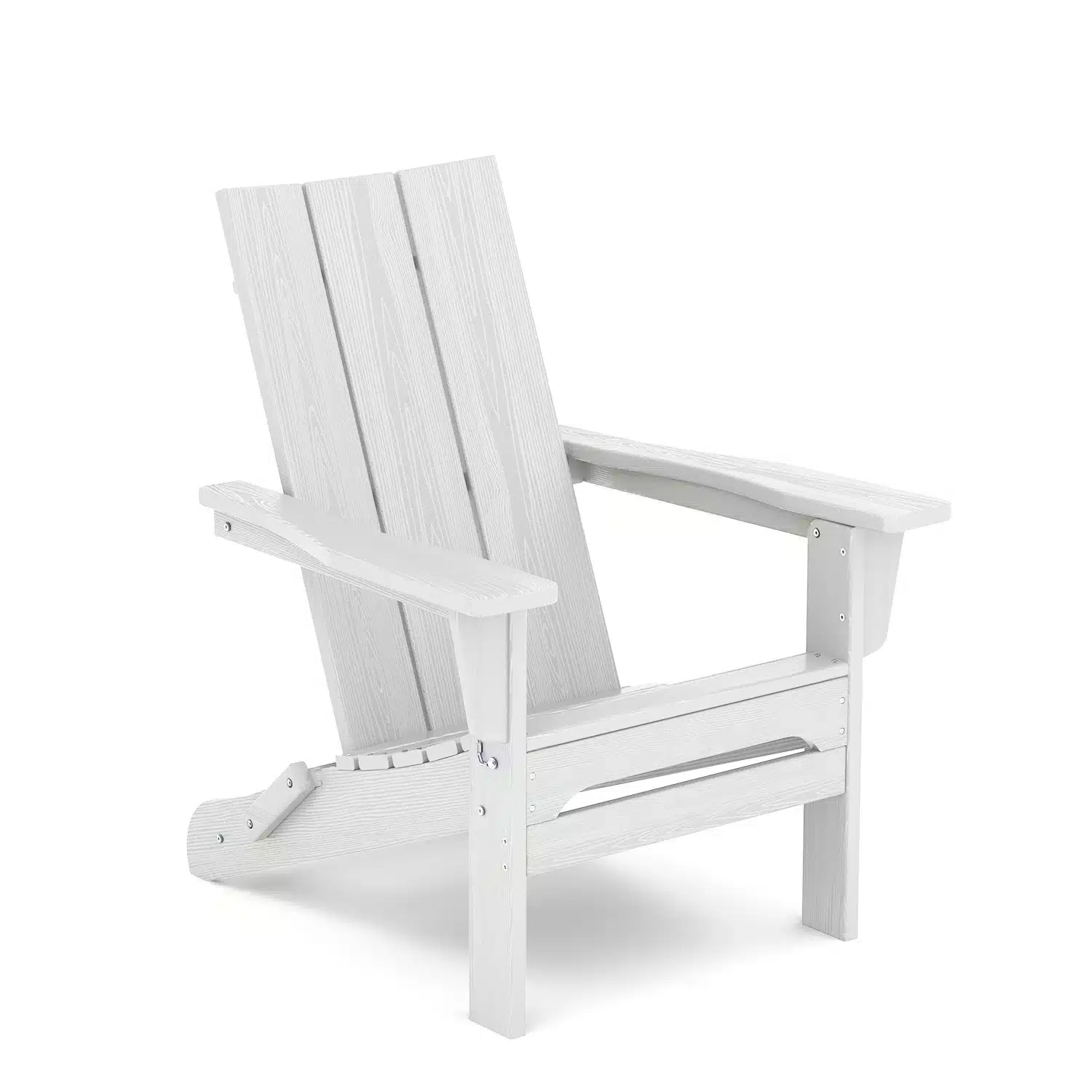modern folding adirondack chair in white Modern Folding Adirondack Chair in White