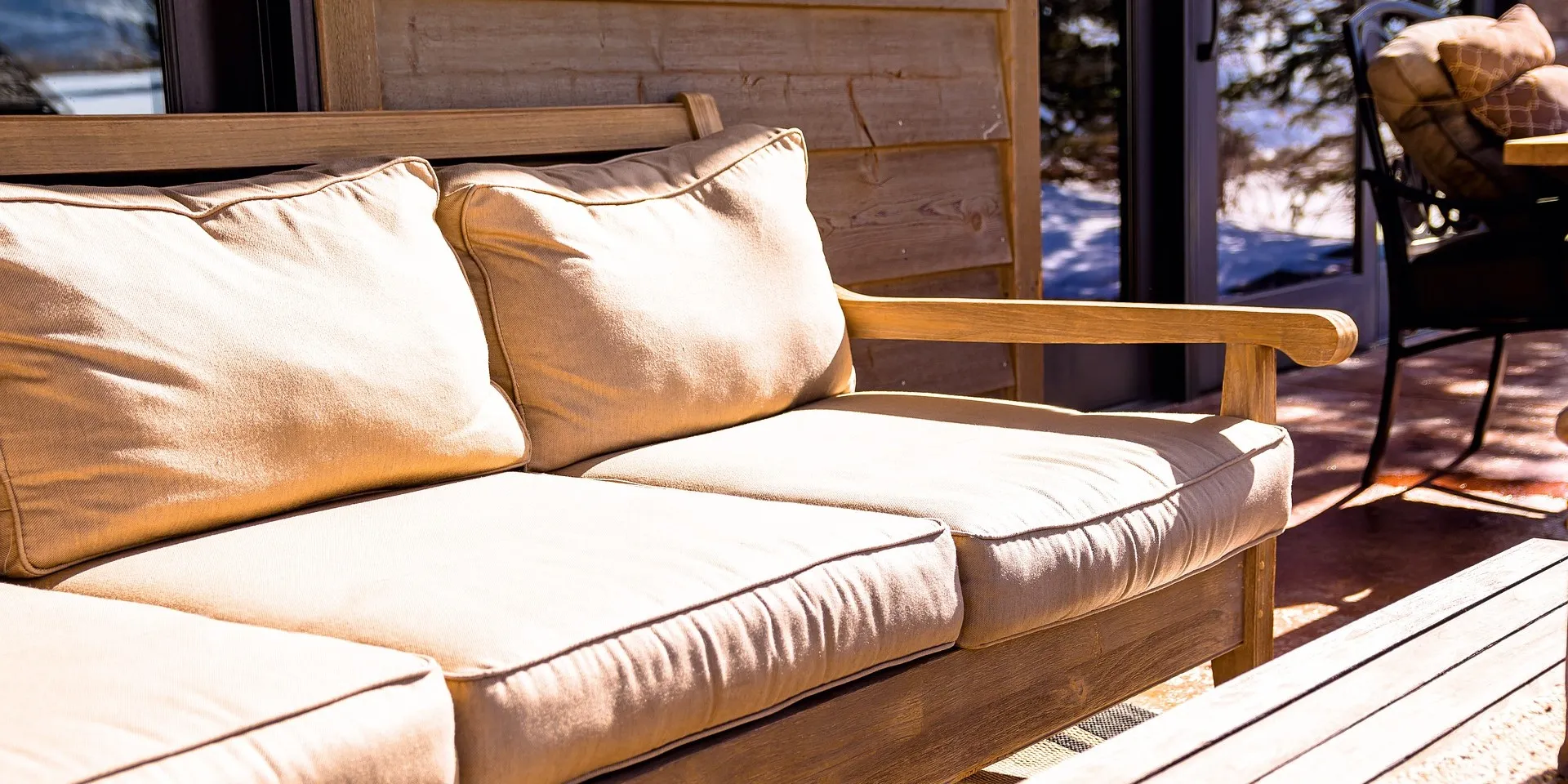 summer outdoor sofa