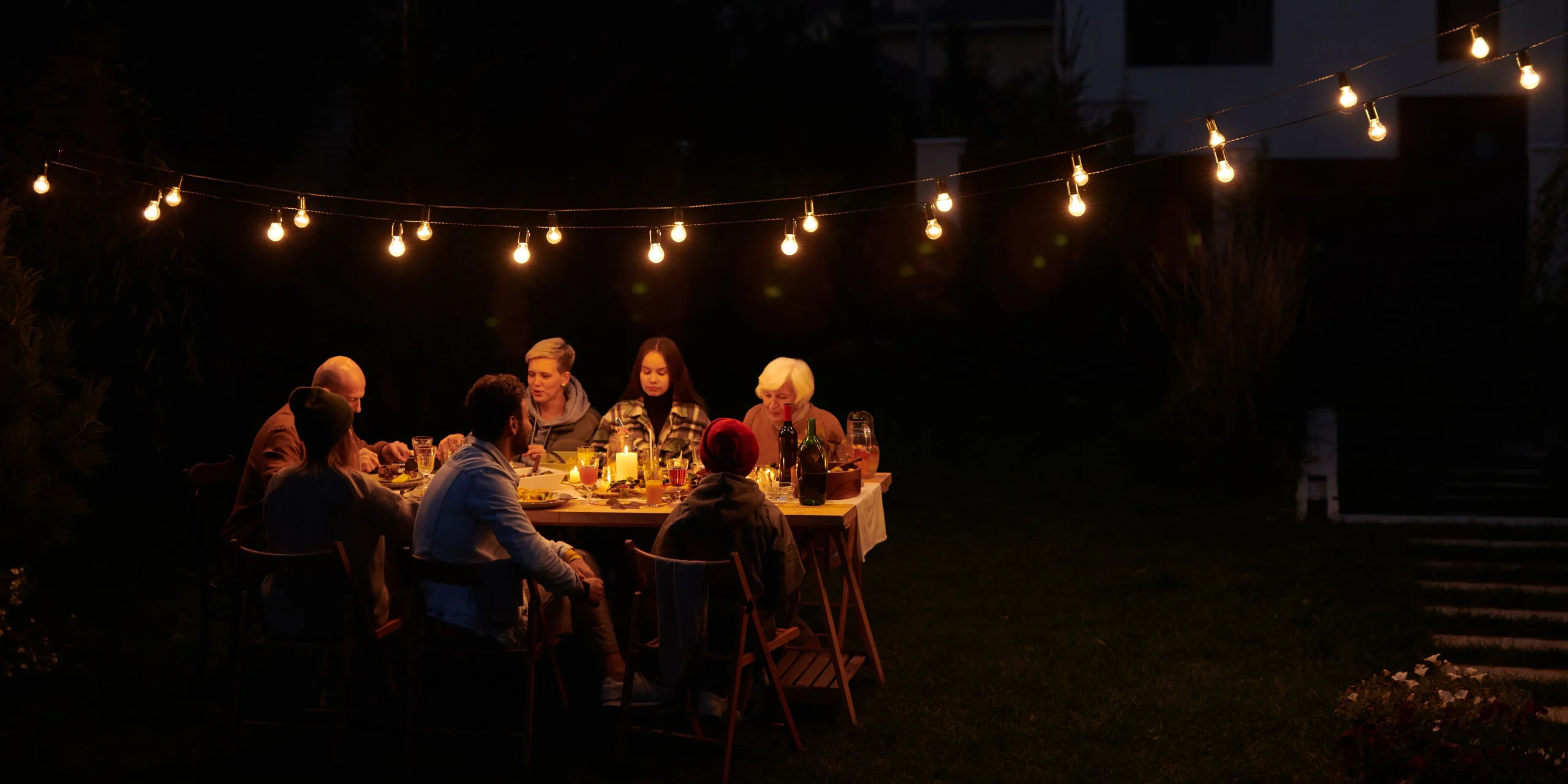 Add Layered Lighting for Evening Parties