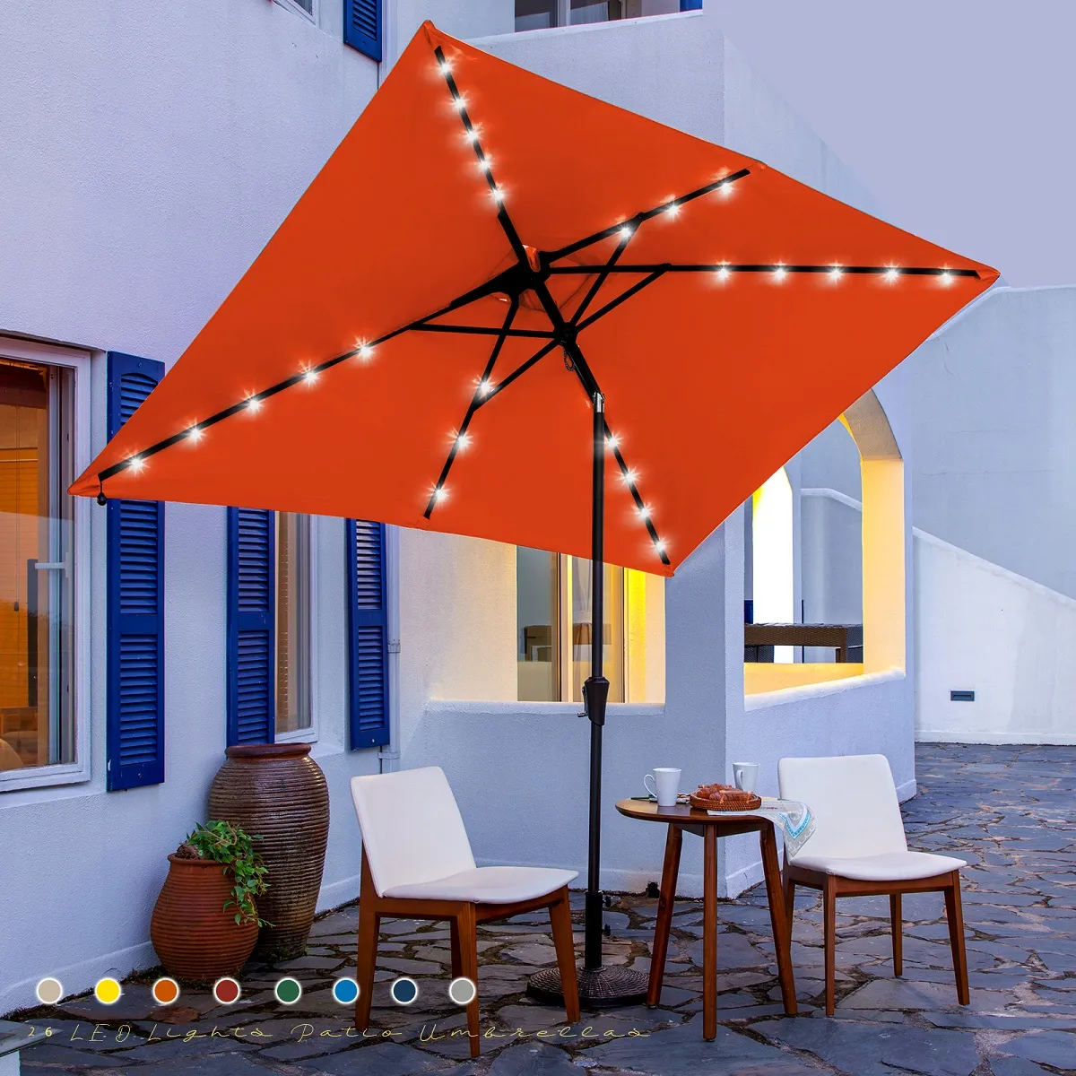 JEAREY Solar LED Umbrella