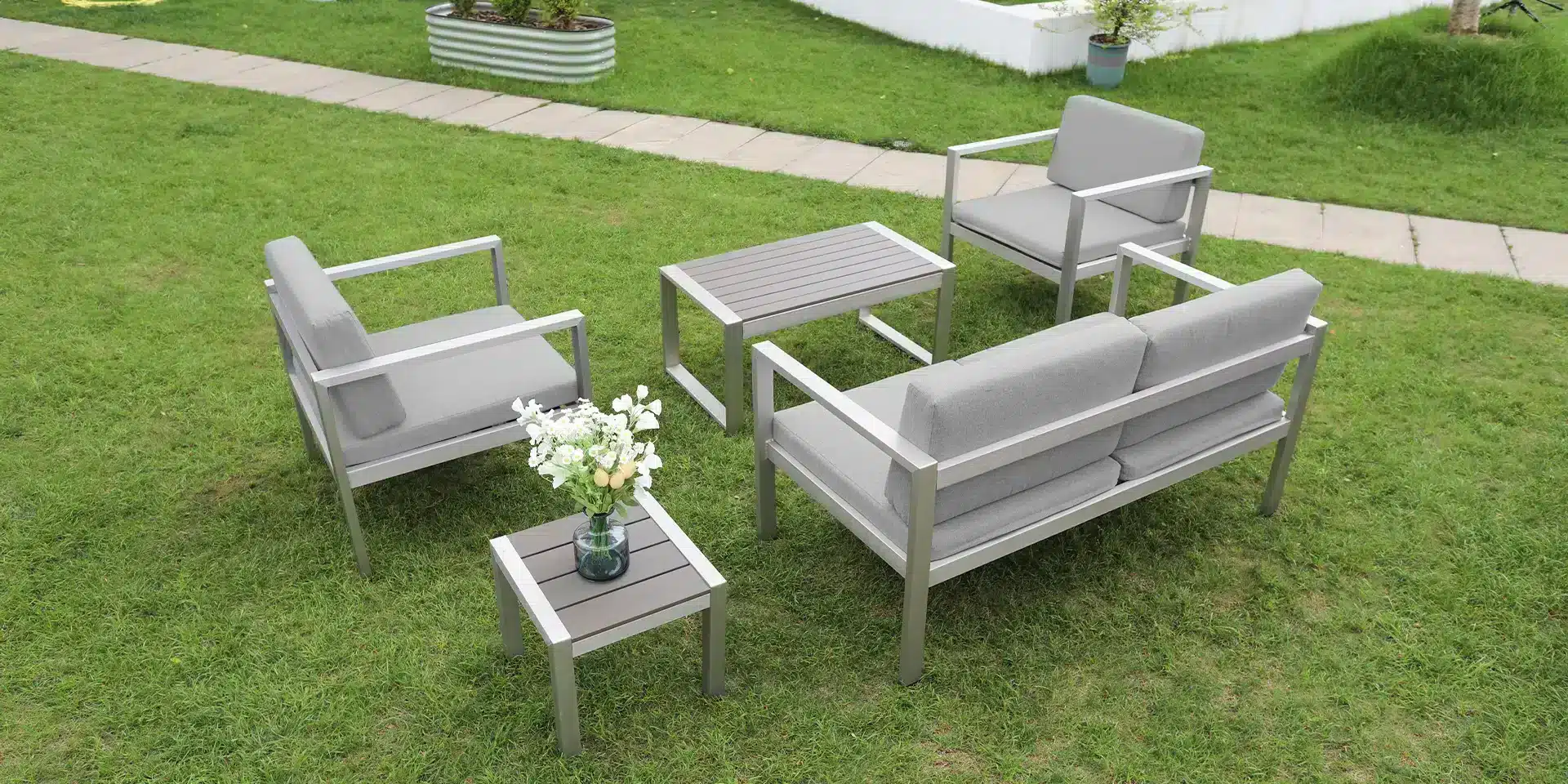 Accent side Table-Aluminum Material