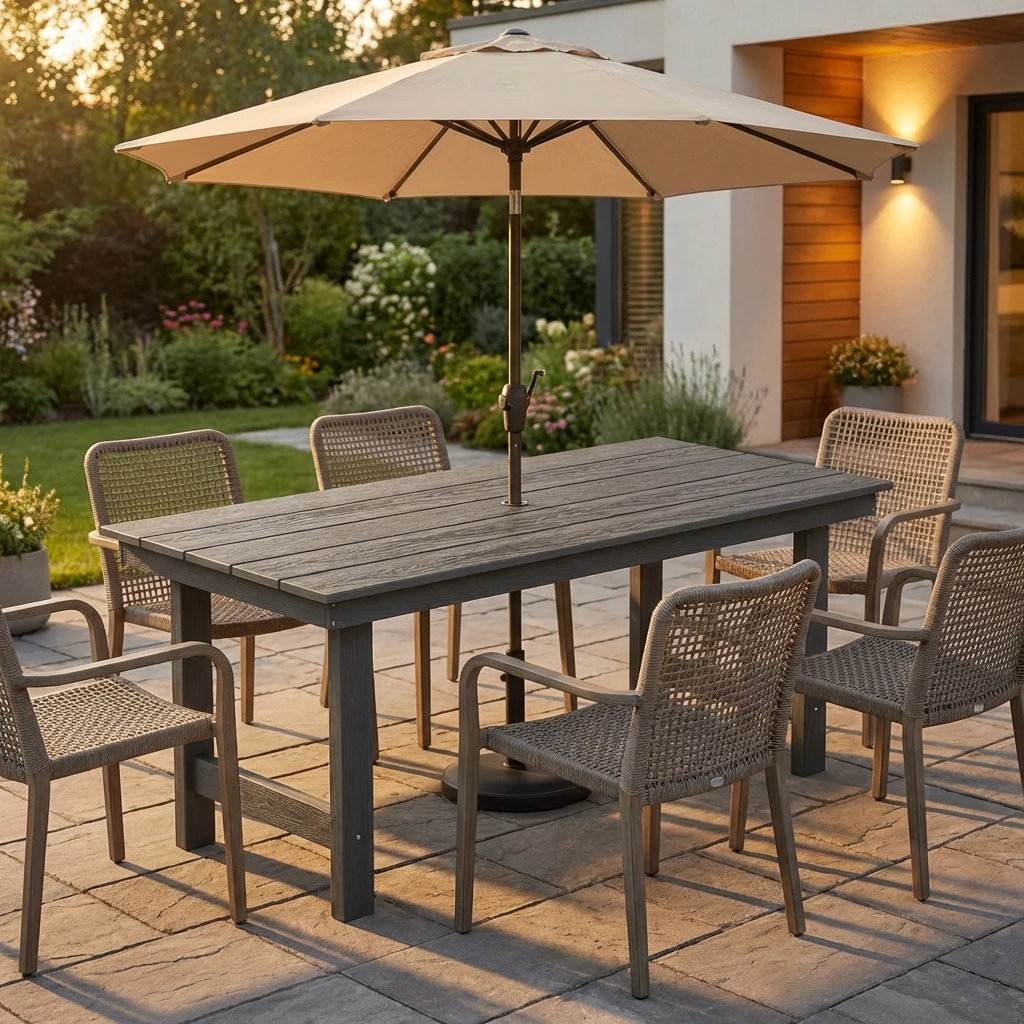 grange hdpe outdoor 32" x 67" dining table - image 6 GRANGE HDPE Outdoor 32" x 67" Dining Table - Image 6