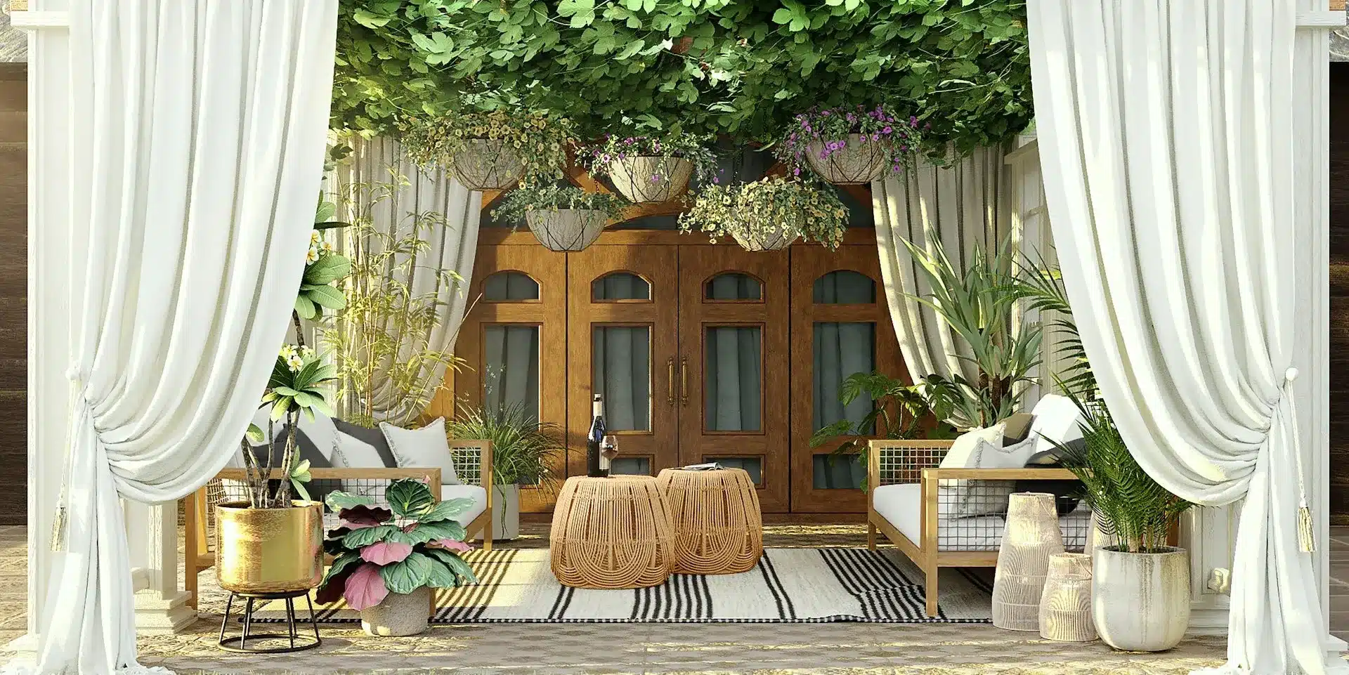 Bohemian patio