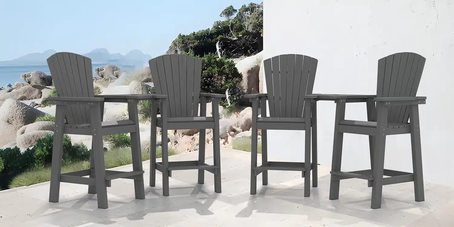 Adirondack Bar Table and Chairs Set of 4