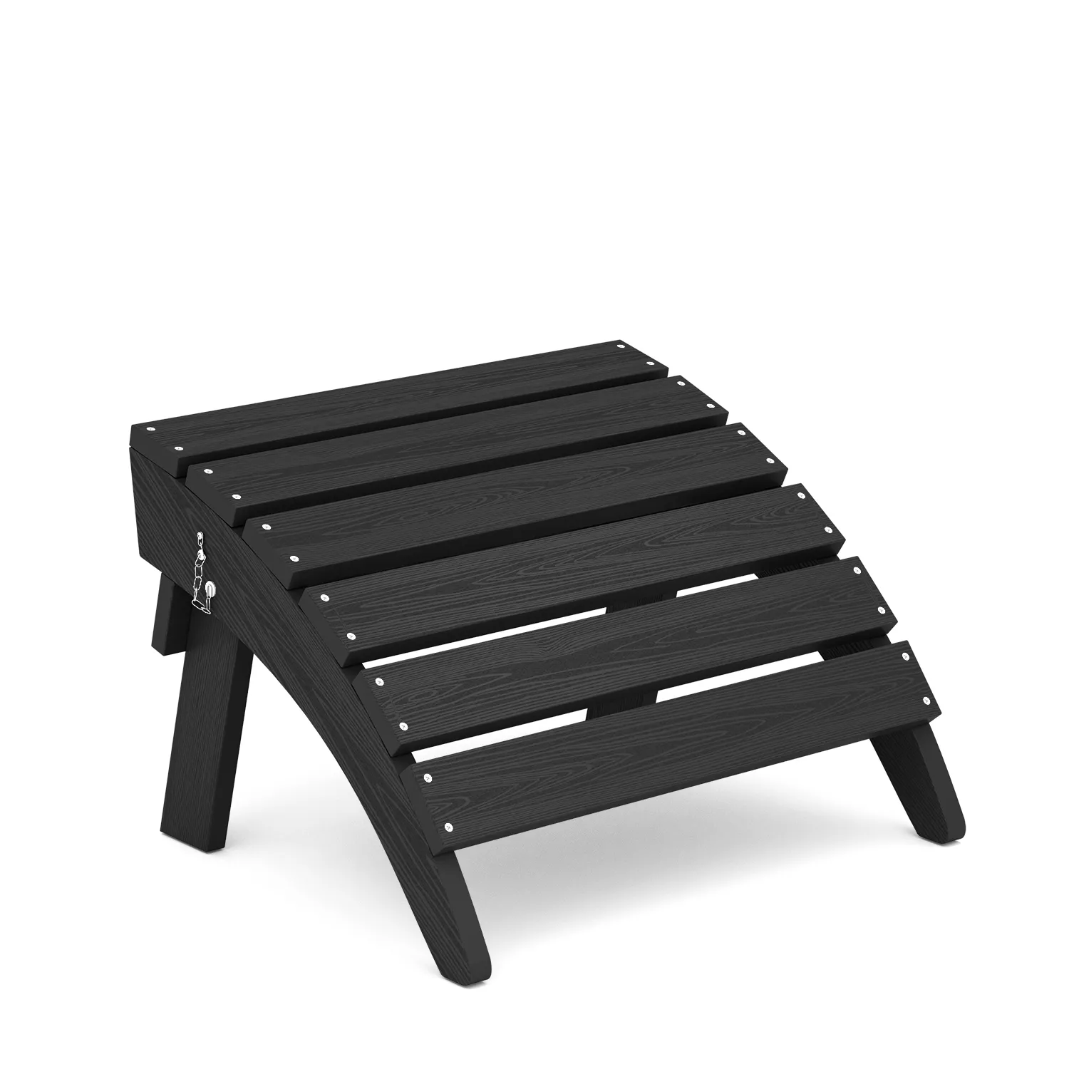 HDPE Poly All-weather Folding Adirondack Ottoman Durable Footrest