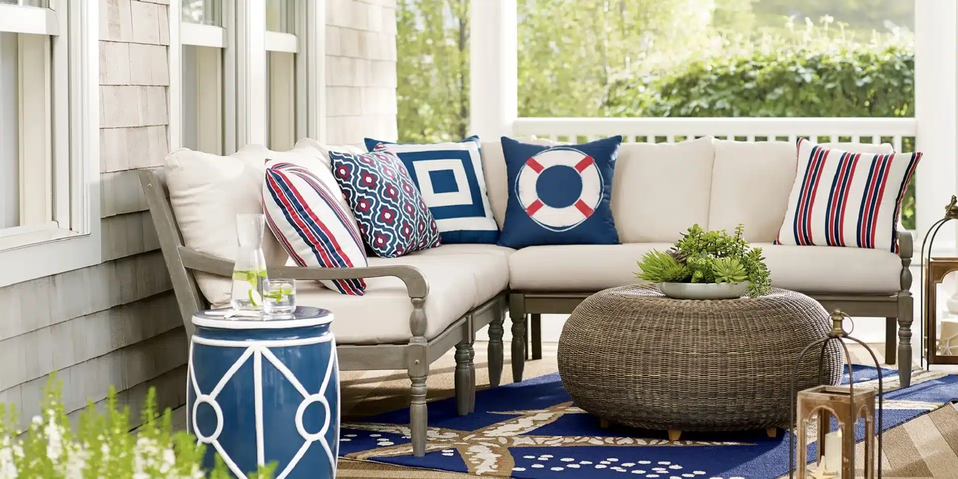 Nautical-Inspired Patio Furniture