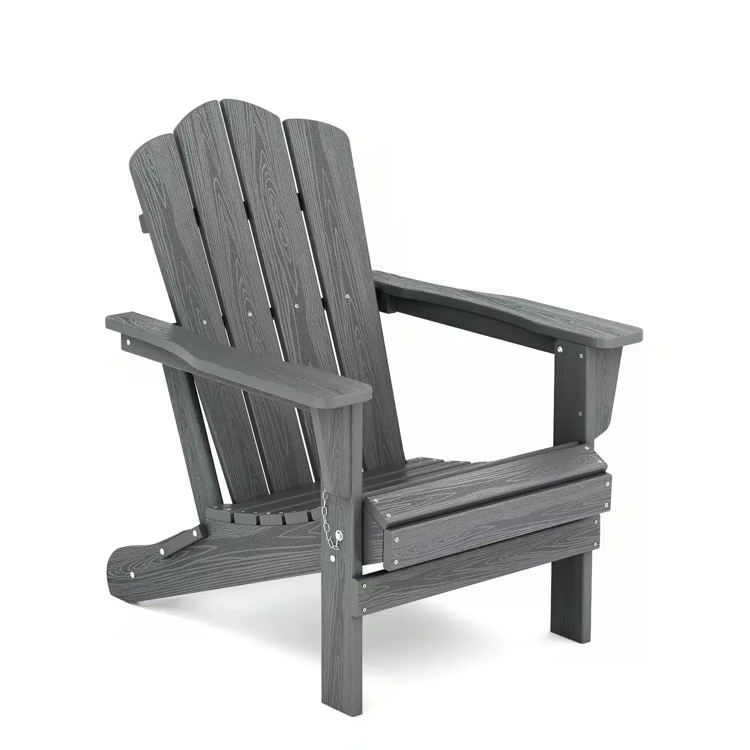 Serwall Dark Gray plastic adirondack chairs