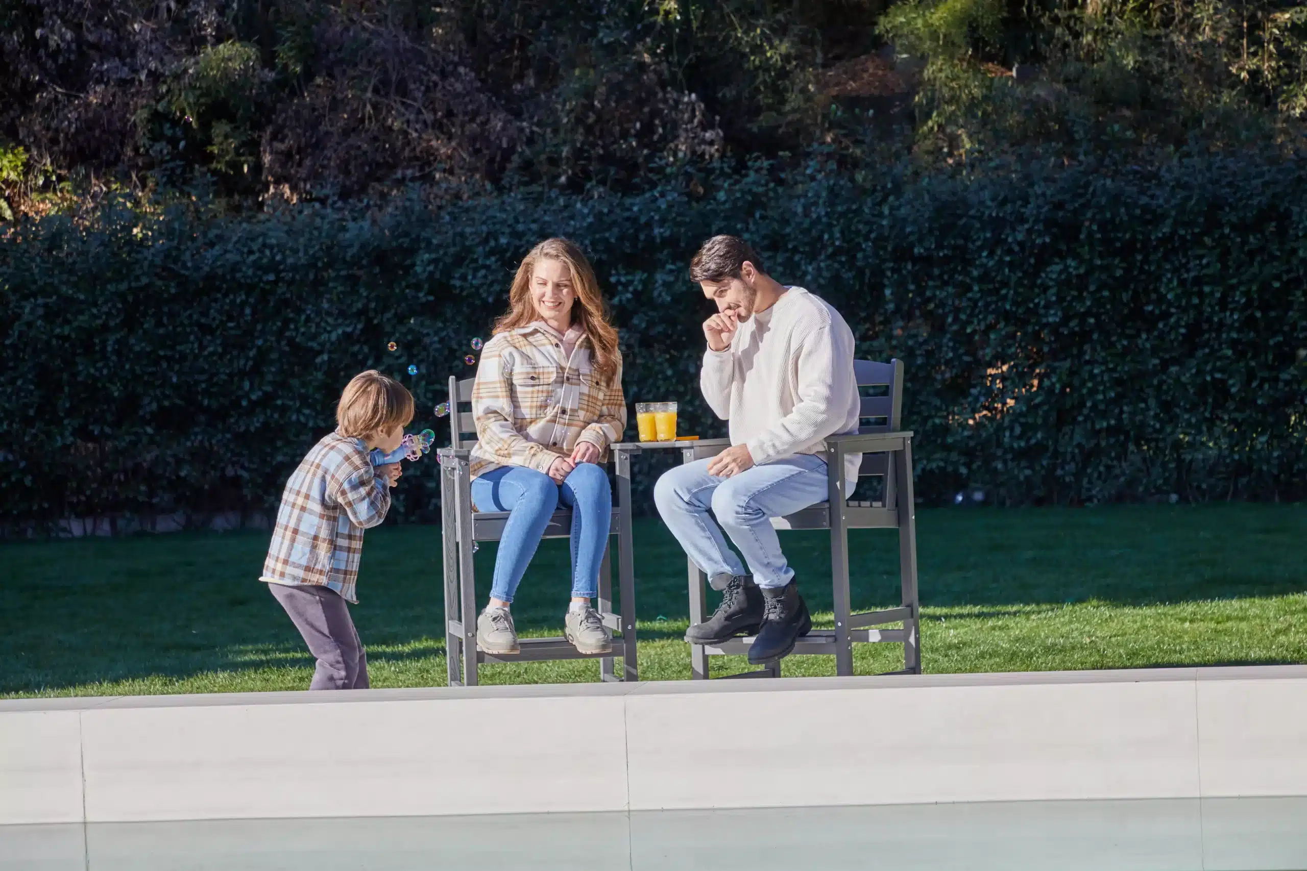 Counter-height Chair Sets with a family