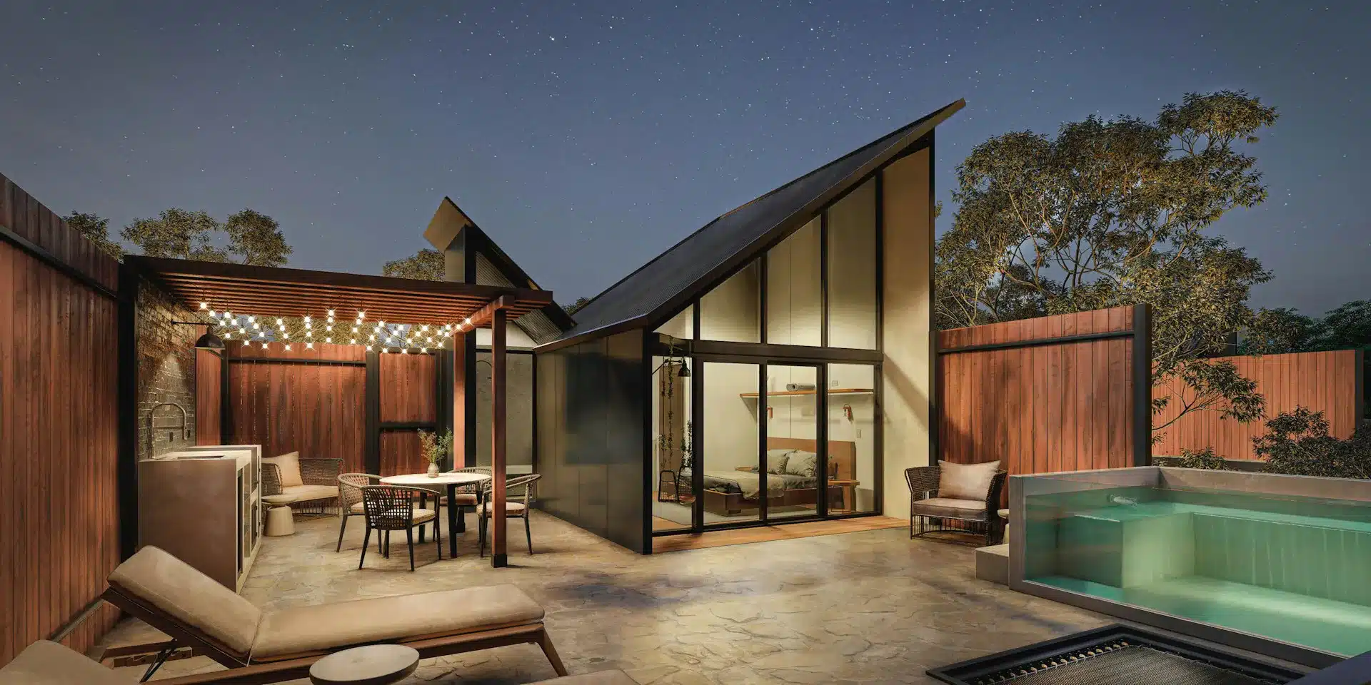 night patio