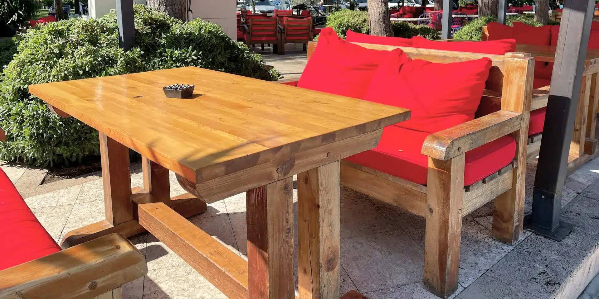 wood for outdoor table top