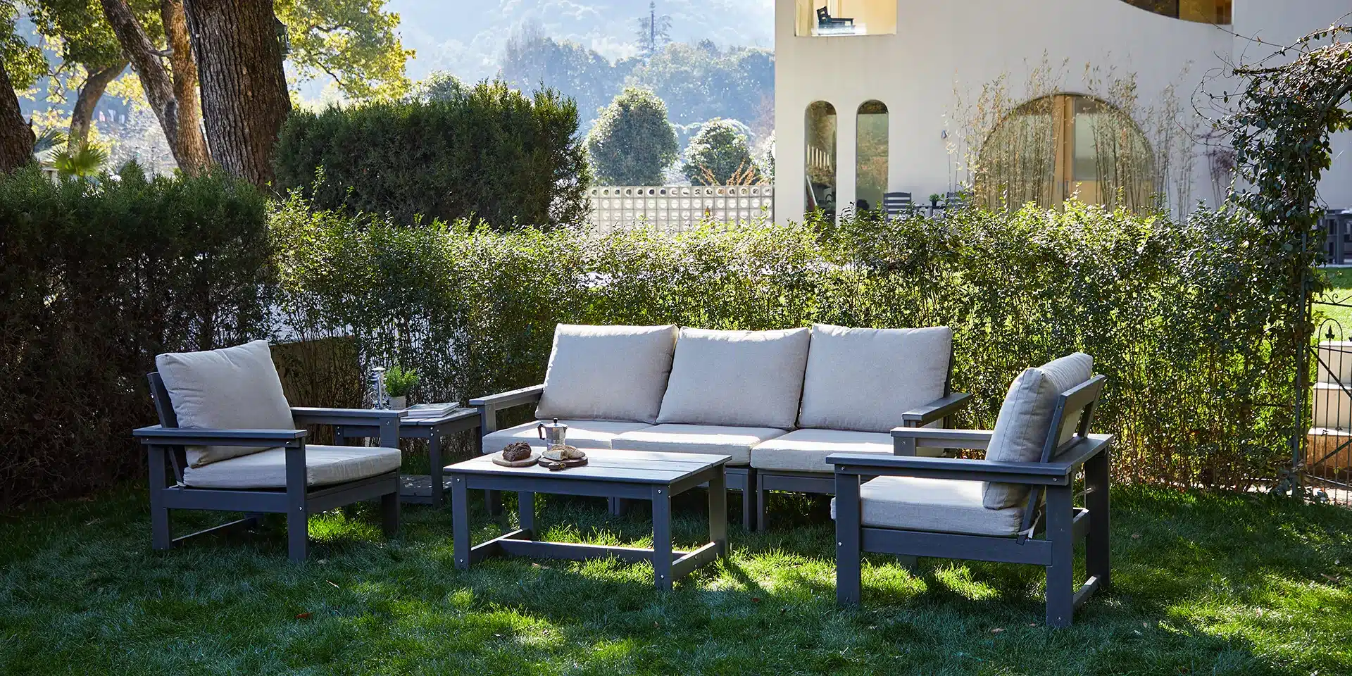 7 piece patio sectional sofa on green grass 7 Piece Patio Sectional Sofa on Green Grass