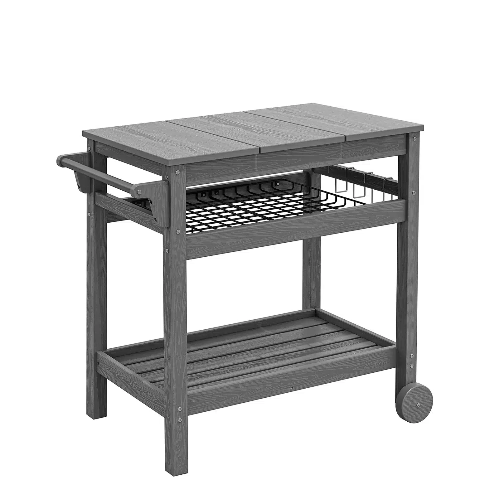 Serwall Dary Gray Outdoor Grill Cart