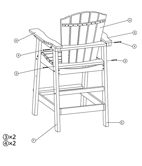 COAST-Tete-a-Tete-Bar-Height-Adirondack-Chairs-assembly-step(6)