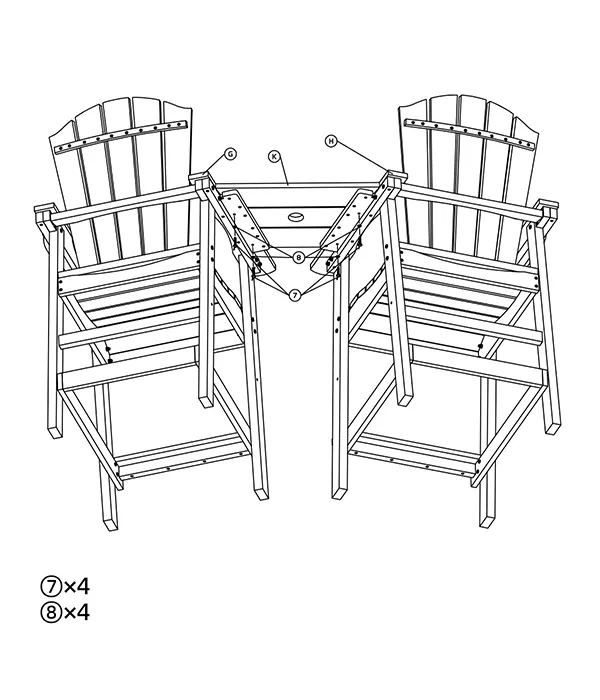 COAST-Tete-a-Tete-Bar-Height-Adirondack-Chairs-assembly-step(7)