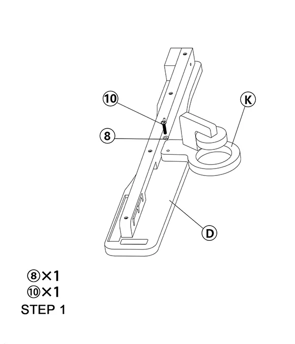 Folding Adirondack Chair with Reclining Backrest assembly step1