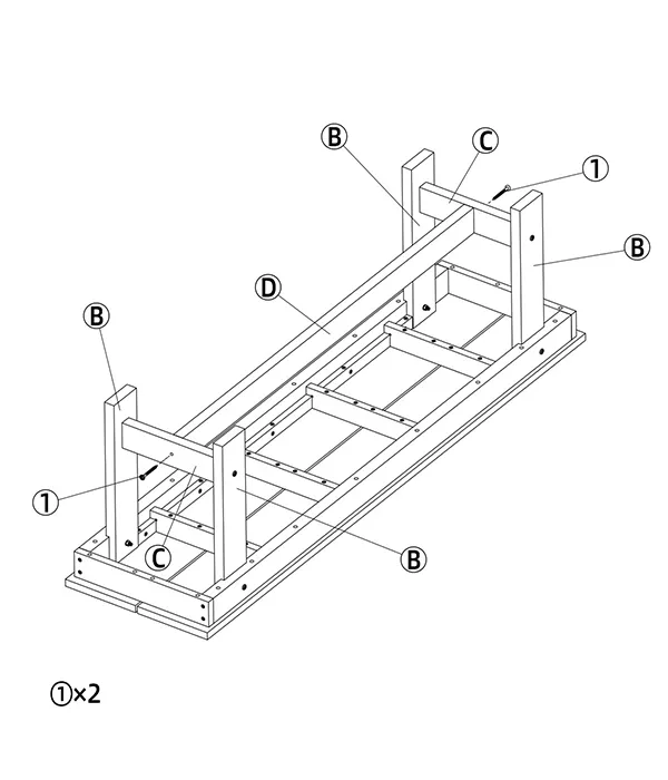 GRANGE-HDPE-Outdoor-Dining-Bench-assembly-step(3)