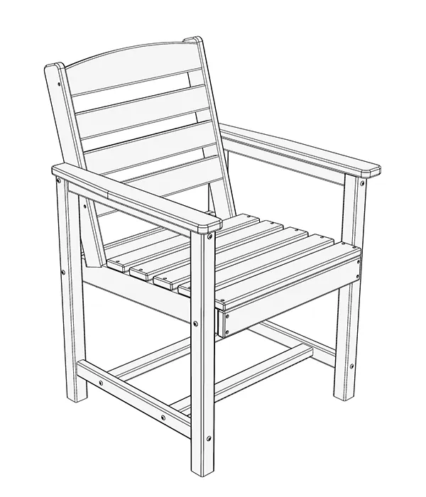 Grange Dining Arm Chair assembly step6