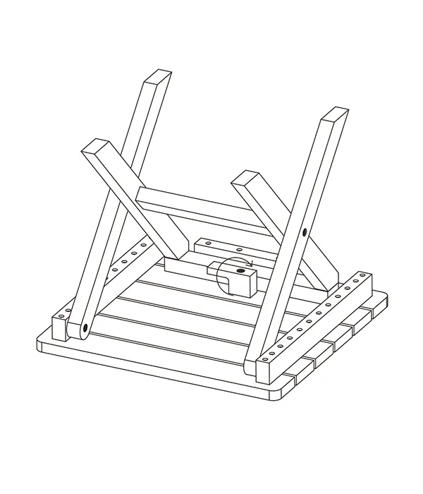 HDPE-Outdoor-Square-Folding-Side-Table-assembly-step(2)