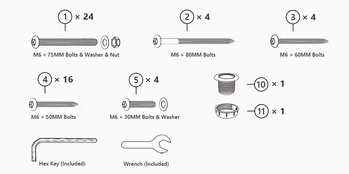 Hardware of Joint Bar Height Chairs with Connecting Table