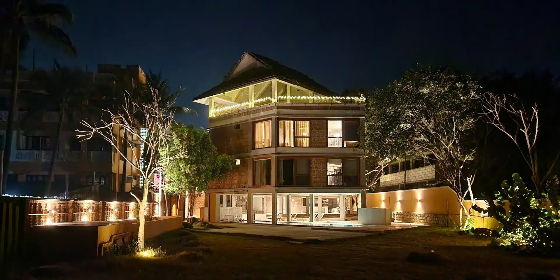 night patio