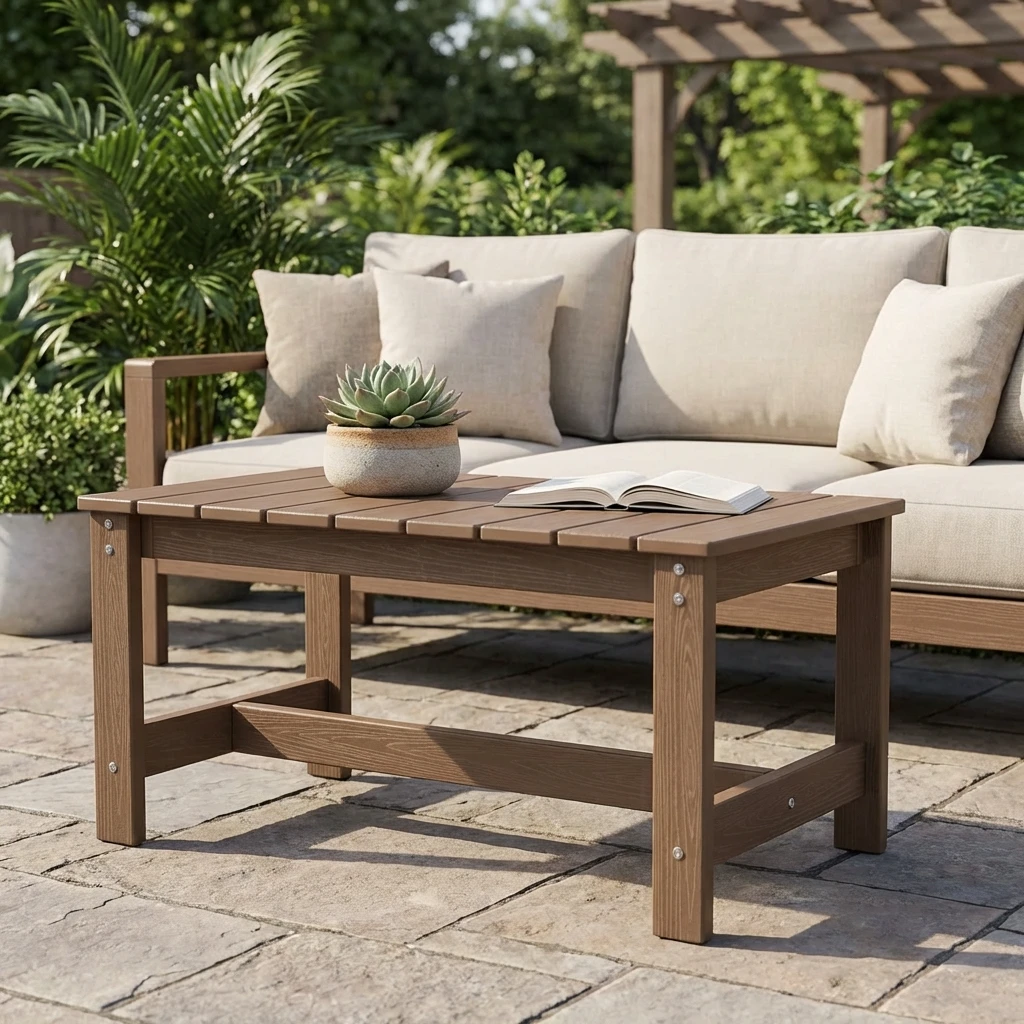 urban hdpe outdoor coffee table - image 3 URBAN HDPE Outdoor Coffee Table - Image 3