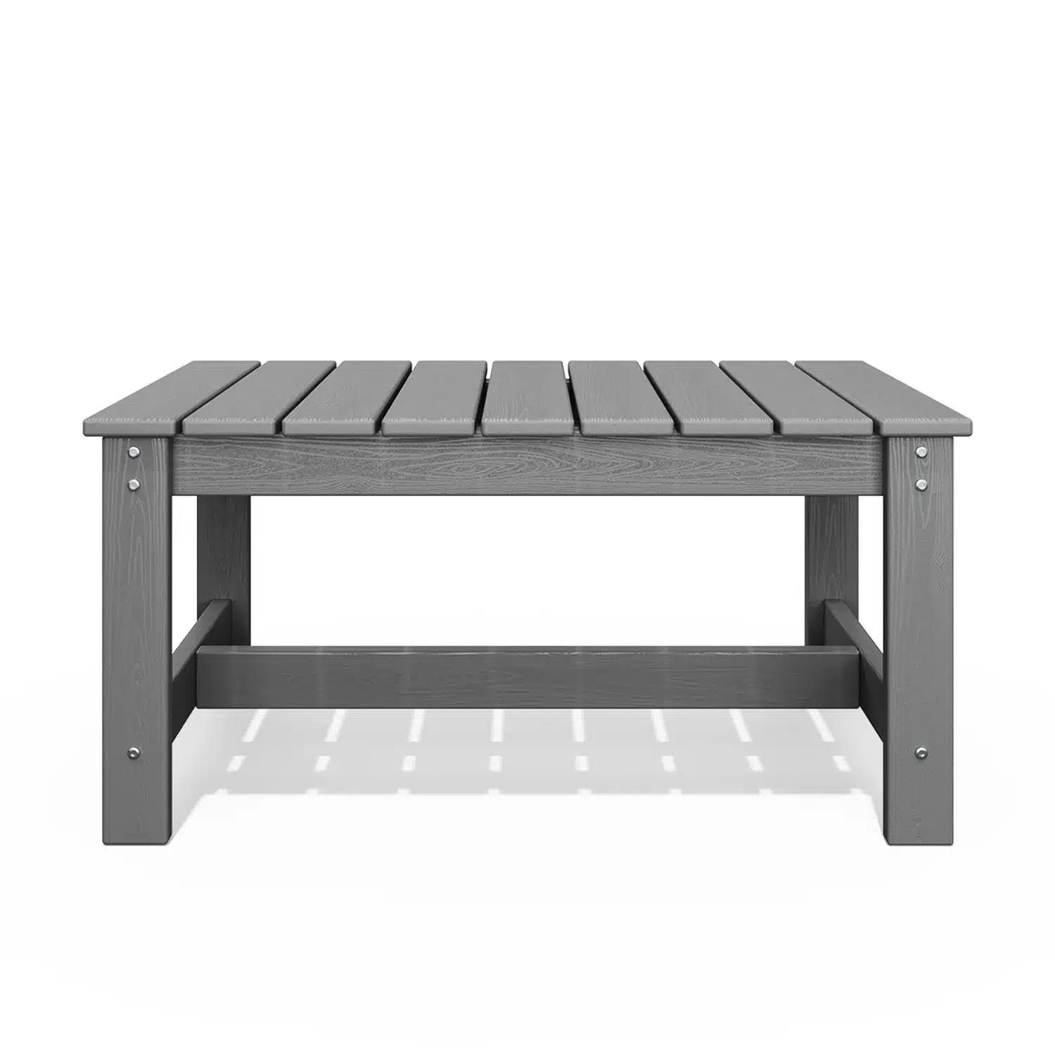 Rectangular Outdoor Coffee Table Front View